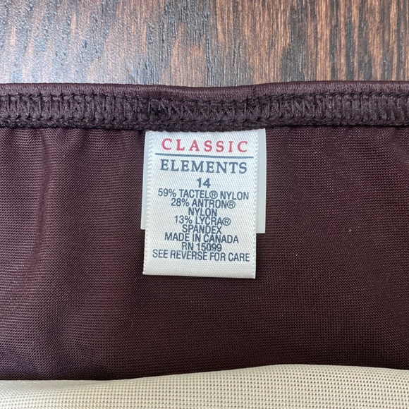 Vacation Wardrobe! NWOT Tankini by Classic Elements Size 14 - Picture 2 of 7